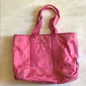 Pink Coach Purse